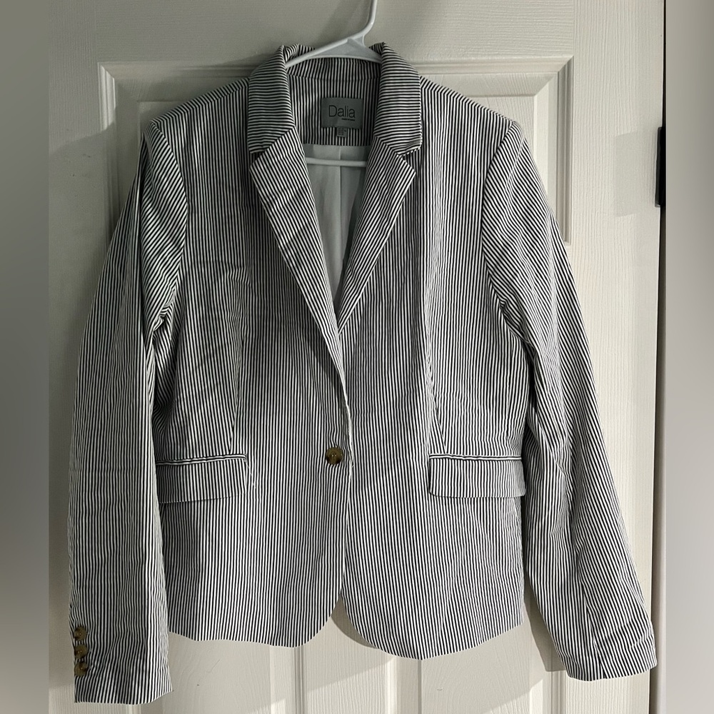 Dalia Seersucker Blazer XL
